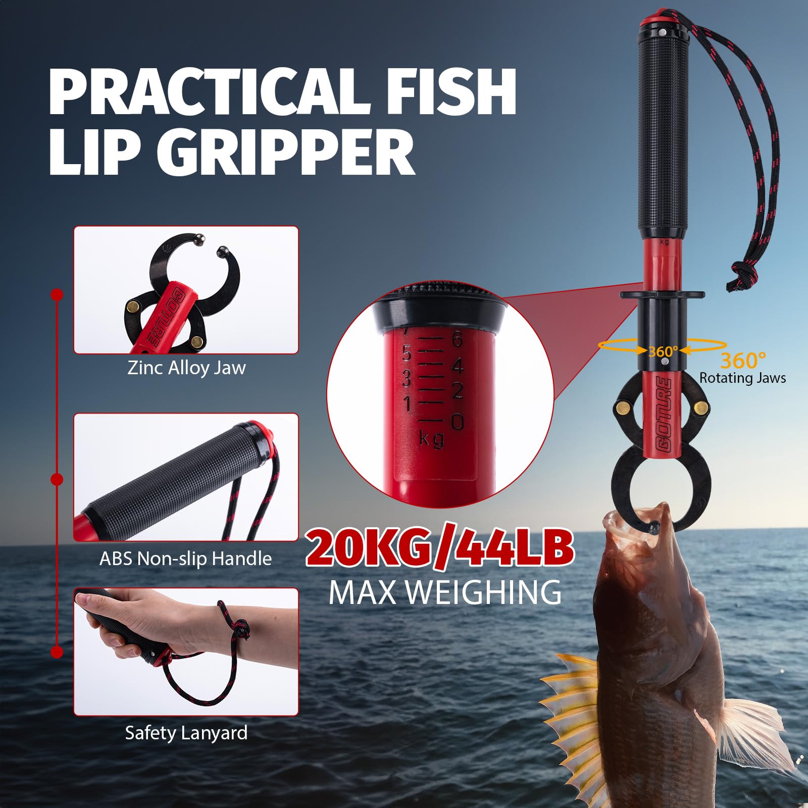 고투어 낚시용품 낚시 플라이어, 물고기 입잡이, 낚시  - Fishing Hook Remover 리뷰 및 가격