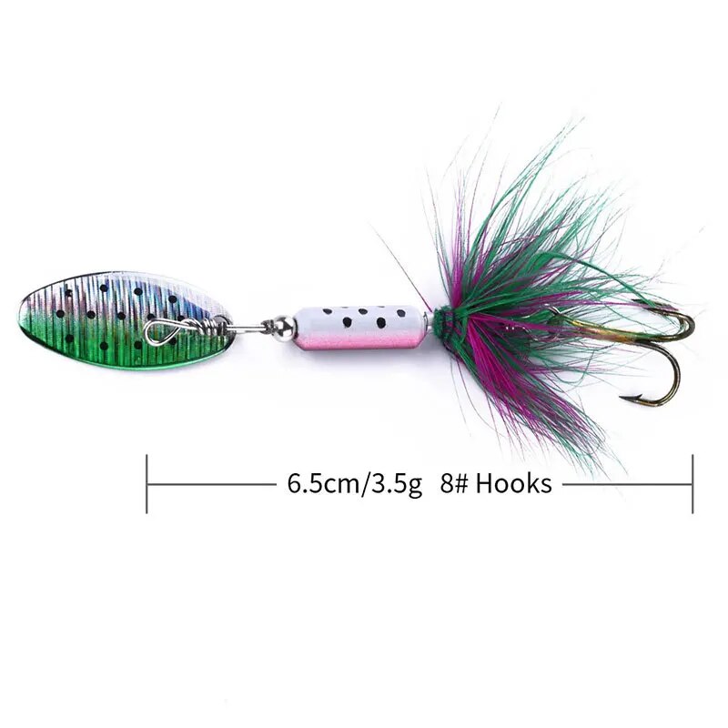 금속 VIB 미끼 1PCS 3.5g 깃털 장식 조각 W - Fishing Hook Offset 리뷰 및 가격